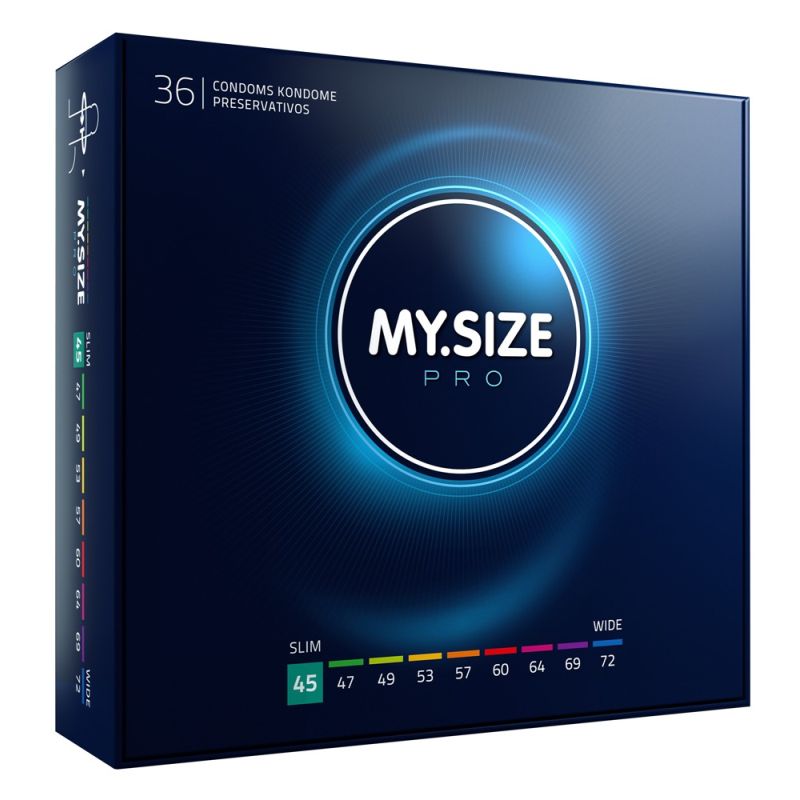 Kondome „MY.SIZE pro 45 mm“ allergenarm Kondome „MY.SIZE pro 45 mm“ allergenarm