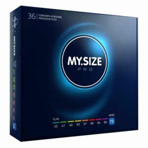 Kondome „MY.SIZE pro 72 mm“ allergenarm