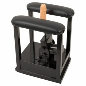 Sexmaschine „Sit-On-Climaxer“ mit Dildo und Komfort-Sitzgestell