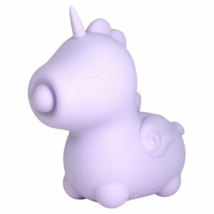 Auflegevibrator „Karma Lilac“ im niedlichen Einhorn-Design